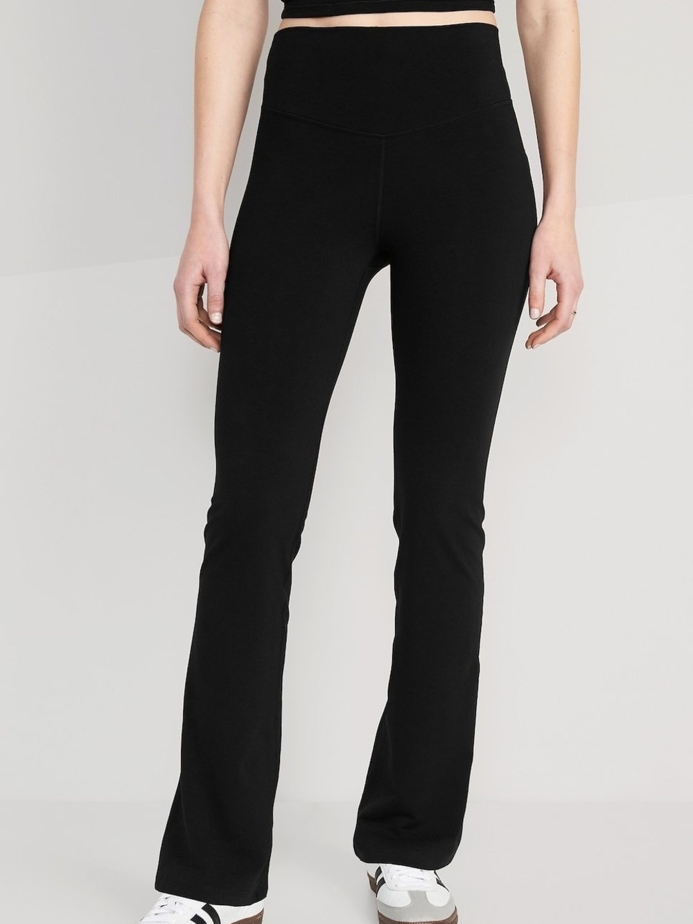 High-Waist Black Women’s Flare Pants Athleisure • Y2K Activewear • Pilates